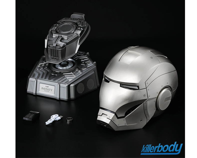 Killerbody 1-1 Collectible Bluetooth Speaker Iron Man MK2 Wearable Helmet2